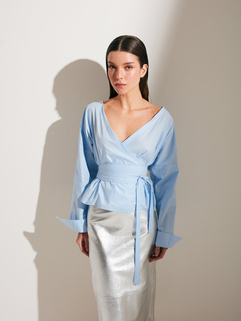 DOCA SKY BLUE BLOUSE