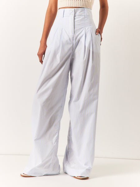 WARA PANTS LIGHT BLUE STRIPES