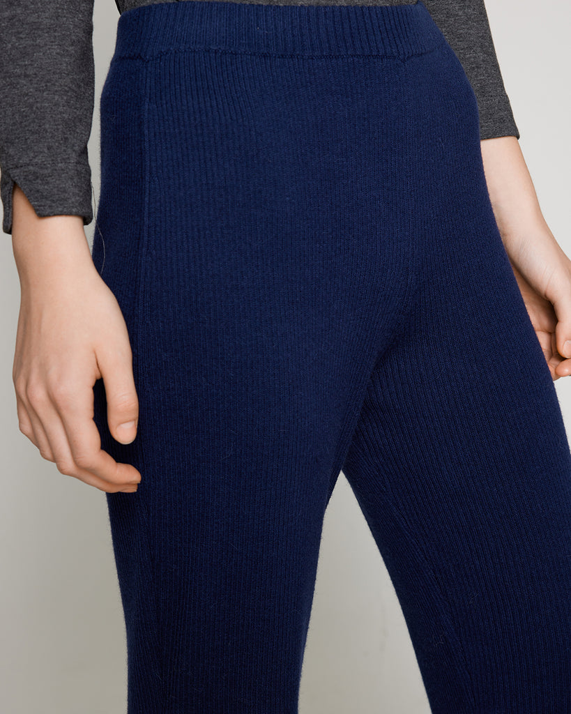 PANTALON TEJIDO AZUL